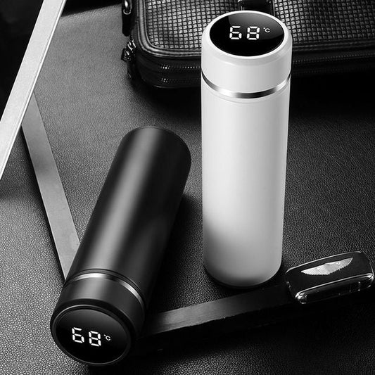 Temperature Water Bottle, LED Temperature Display