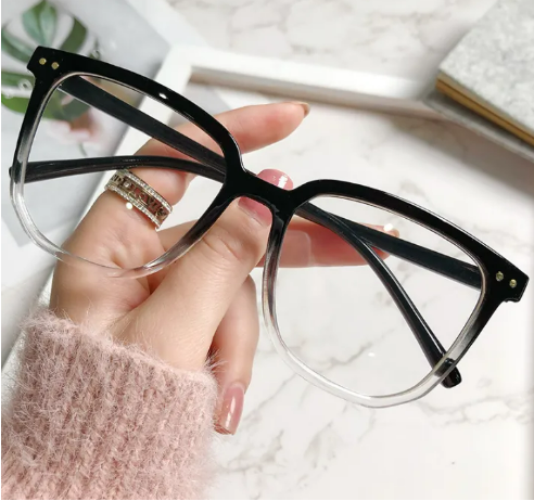 Transparent Computer Glasses Frame Women Men