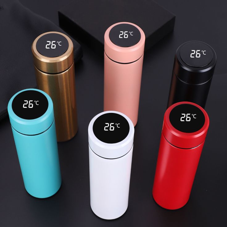 Temperature Water Bottle, LED Temperature Display
